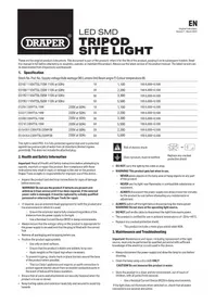 Notice Draper 03188 Lampe