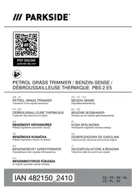 Notice PARKSIDE PBS 2 E5 Tondeuse à gazon