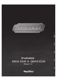 Notice HUGHES & KETTNER STATESMAN QUAD EL84 Amplificateur audio