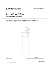 Notice Manitowoc AR10000P Filtre à eau