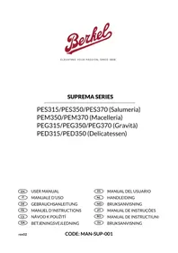 Notice Berkel SUPREMA MACELLERIA PEM370 Trancheuse