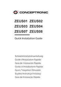 Notice CONCEPTRONIC ZEUS01G Alimentation d'énergie non interruptible