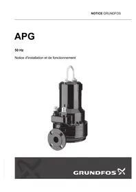 Notice Grundfos APG.50.65.3 Pompe à eau