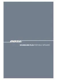 Notice BOSE SOUNDLINK PLUS Hangszórók