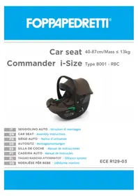 Notice Foppapedretti COMMANDER ISIZE Siège de voiture