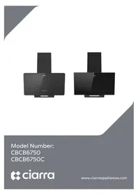 Notice CIARRA CBCB6750 Hotte aspirante