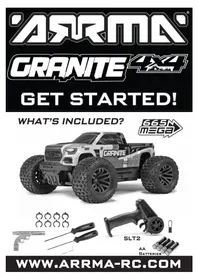 Notice ARRMA GRANITE MEGA 665 Jouet radiocommandé
