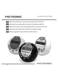 Notice METRONIC 477022 Radio
