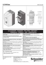 Notice SCHNEIDER LE1M35N710 Disjoncteur