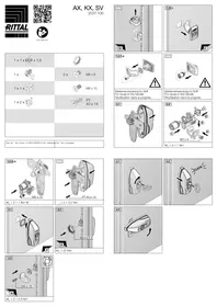 Notice Rittal AX 2537.100 Serrure