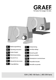 Notice GRAEF S32000 Electric slicer