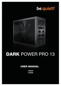 Notice Be Quiet! DARK POWER PRO 13 1300W Alimentation (PC)