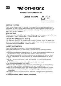 Notice ONEARZ P280 Vocero
