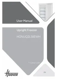 Notice HOOVER HONUQ2L58EWH καταψύκτης