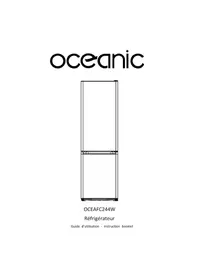 Notice OCEANIC OCEAFC244W Fridge