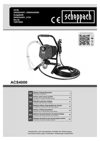 Notice SCHEPPACH ACS4000 Farbspray