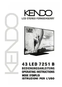 Notice Kendo 43 LED 7251 B Televisore