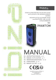 Notice IBIZA SOUND PHANTOM Lautsprecher