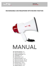 Notice LTC MEGA20W Système de sonorisation