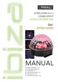 Notice IBIZA SOUND ASTROGOBO Lampe