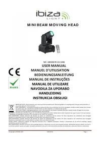 Notice IBIZA SOUND LMH250RC Beleuchtung