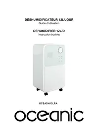 Notice OCEANIC OCEADH12LPA Dehumidifier