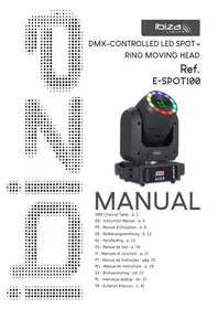 Notice IBIZA SOUND ESPOT100 Lampe