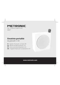 Notice METRONIC XTRA COLOR 477099 Lautsprecher