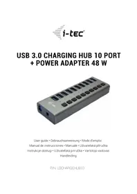 Notice i-TEC U3CHARGEHUB10 Hub USB