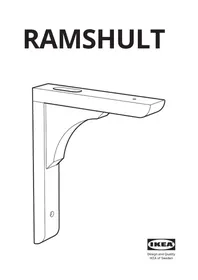 Notice IKEA RAMSHULT 504.212.44 Équerre de fixation