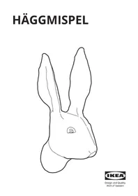 Notice IKEA HÄGGMISPEL 705.380.83 Décoration murale