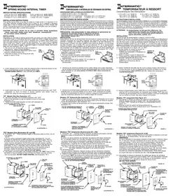 Notice INTERMATIC FF12HHC Minuteur électrique