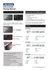Notice Advantech UTC515H Ordinateur industriel