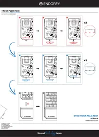 Notice ENDORFY THOCK PALM REST Clavier
