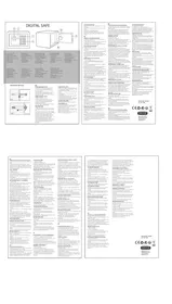 Notice Silvergear DIGITAL SAFE Coffre-fort