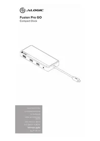 Notice Alogic FUSION PRO FUPHD1 Station d'acceuil