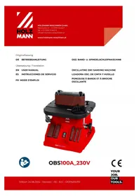Notice Holzmann OBS100A Ponceuse