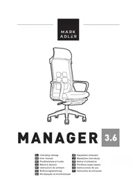 Notice Mark Adler MANAGER 3.6 Chaise de bureau