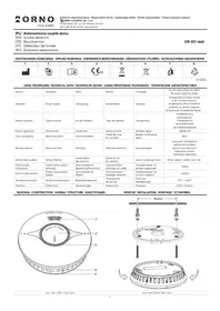 Notice ORNO ORDC640 Détecteur de fumée