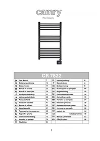 Notice CAMRY CR 7822 Heating