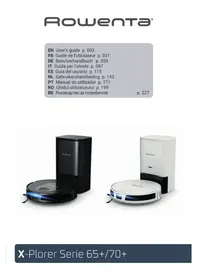 Notice ROWENTA XPLORER SERIE 70 RR8477 Robot aspirador