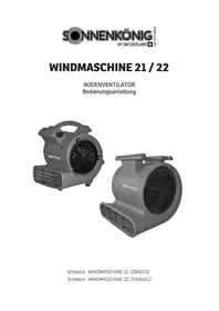 Notice Sonnenkönig WINDMASCHINE 21 Fan