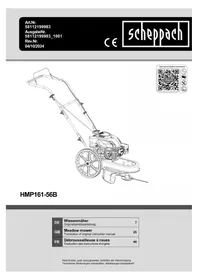 Notice SCHEPPACH HMP16156B Débroussailleuse
