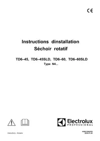 Notice ELECTROLUX TD645SLD Sèche-linge