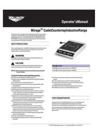 Notice Vollrath MIRAGE CADET 59300 Cocina