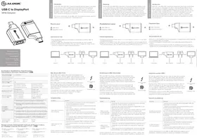 Notice Alogic ULCDPMNSGR Câble pour ordinateur et périphérique