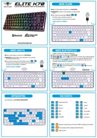 Notice SPIRIT OF GAMER ELITEK70 Clavier