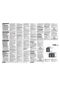 Notice DUALIT STUDIO CSL2 Grille pain