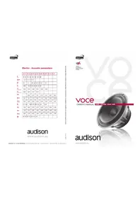 Notice AUDISON VOCE AV 3.0 II Haut-parleur voiture