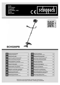 Notice SCHEPPACH BCH5200PB Grass trimmer